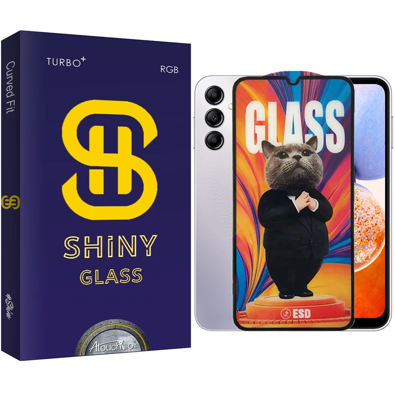 محافظ صفحه نمایش آتوچبو مدل Shiny Cat مناسب برای گوشی موبایل سامسونگ Galaxy A14 5G