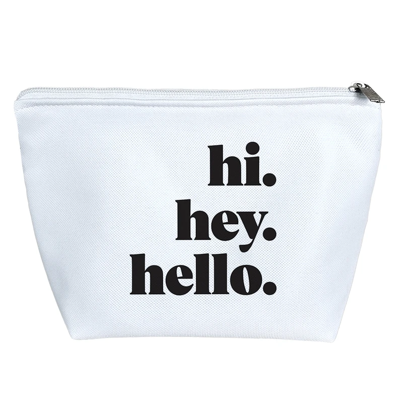 کیف لوازم آرایش دخترانه خندالو مدل Hi Hey Hello کد 6560