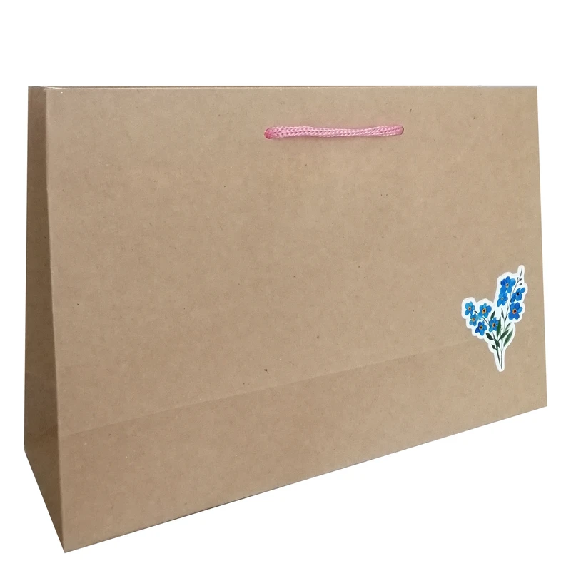 پاکت هدیه مدل نوروز و گل پنچ پر مجموعه 10 عددی