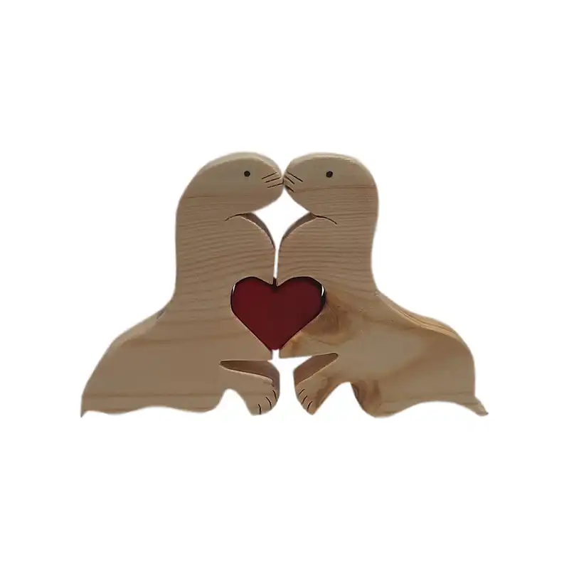 اسباب بازی چوبی مدل فک قلبی