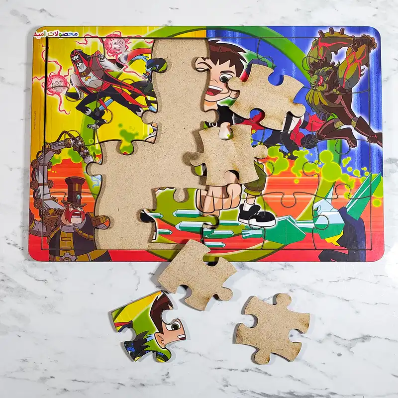 پازل 24 تکه محصولا ت امید مدل بن تن کد mo300