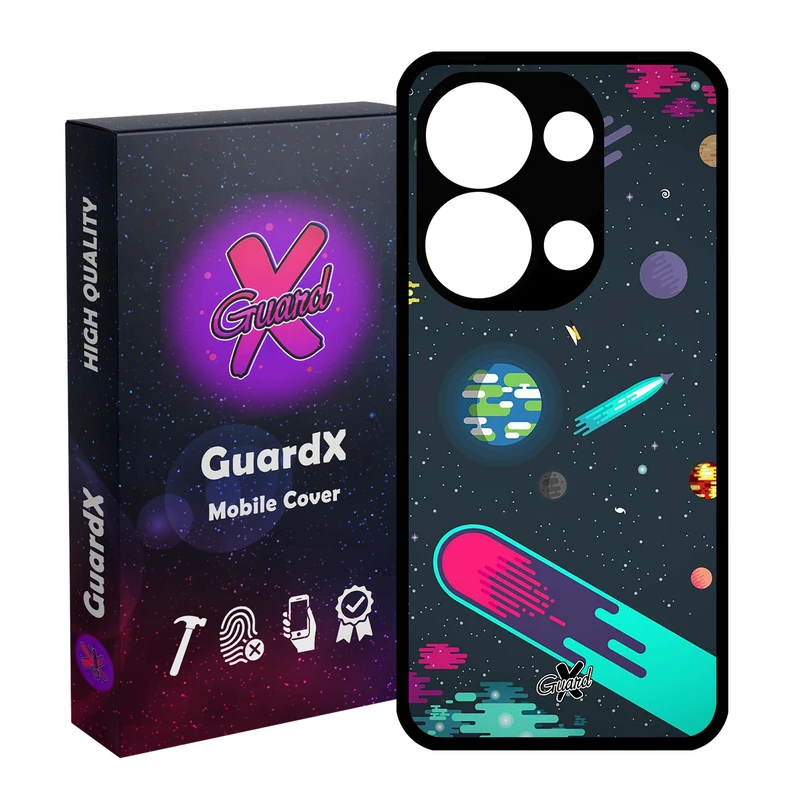کاور گارد ایکس طرح Galaxy مدل Glass10073 مناسب برای گوشی موبایل شیائومی Redmi Note 13 Pro 4G / Poco M6 Pro 4G