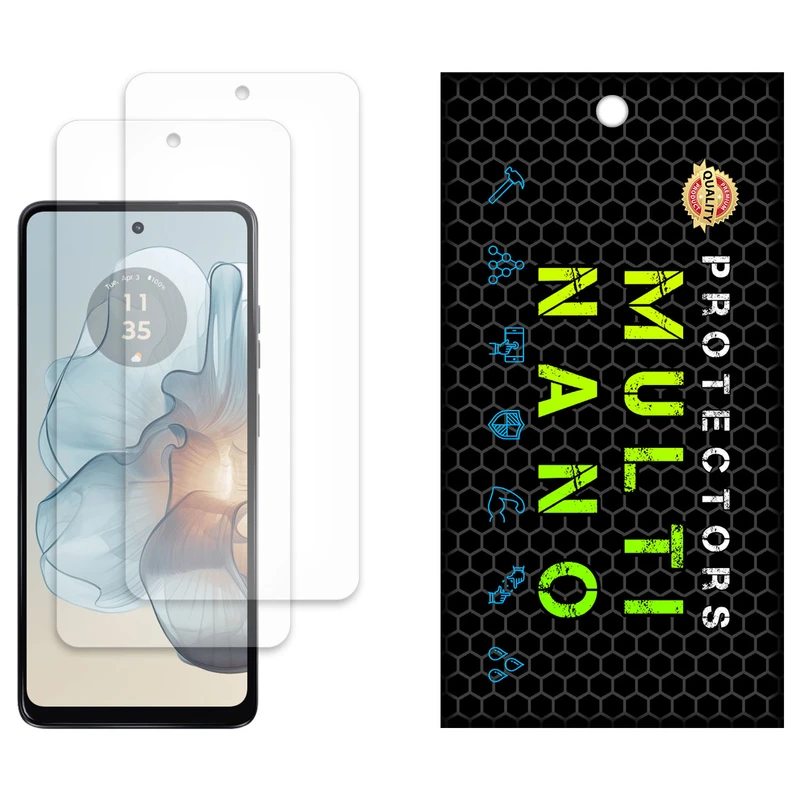 محافظ صفحه نمایش مات مولتی نانو مدل X-S2M مناسب برای گوشی موبایل موتورولا Moto G24 بسته دو عددی