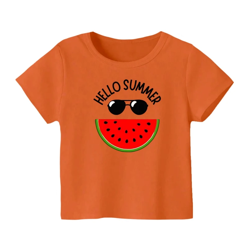 تی شرت آستین کوتاه بچگانه مدل هندوانه یلدایی کد 10