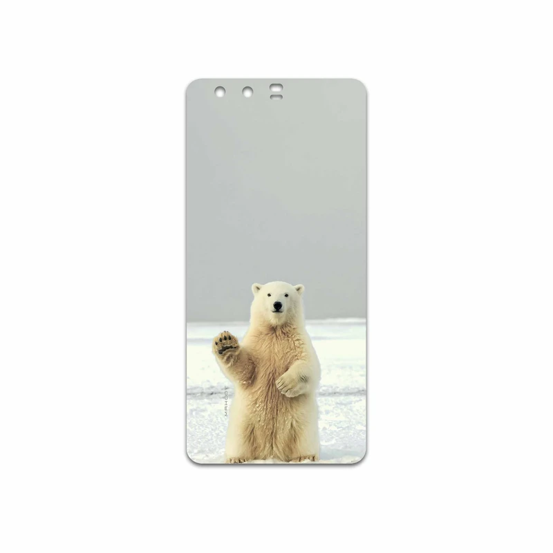 برچسب پوششی ماهوت مدل Polar bear مناسب برای گوشی موبایل هوآوی P10 Plus