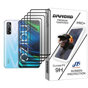 JF Diamond Glass MIX004 Screen Protector For Realme Narzo 20 Pro Pack Of 4