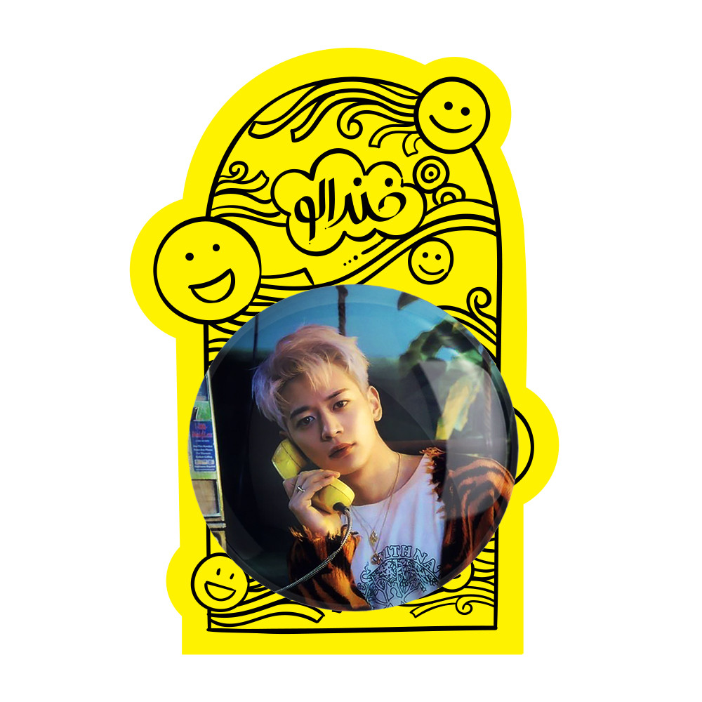 آینه جیبی خندالو طرح مینهو گروه شاینی Shinee مدل تاشو کد 21351