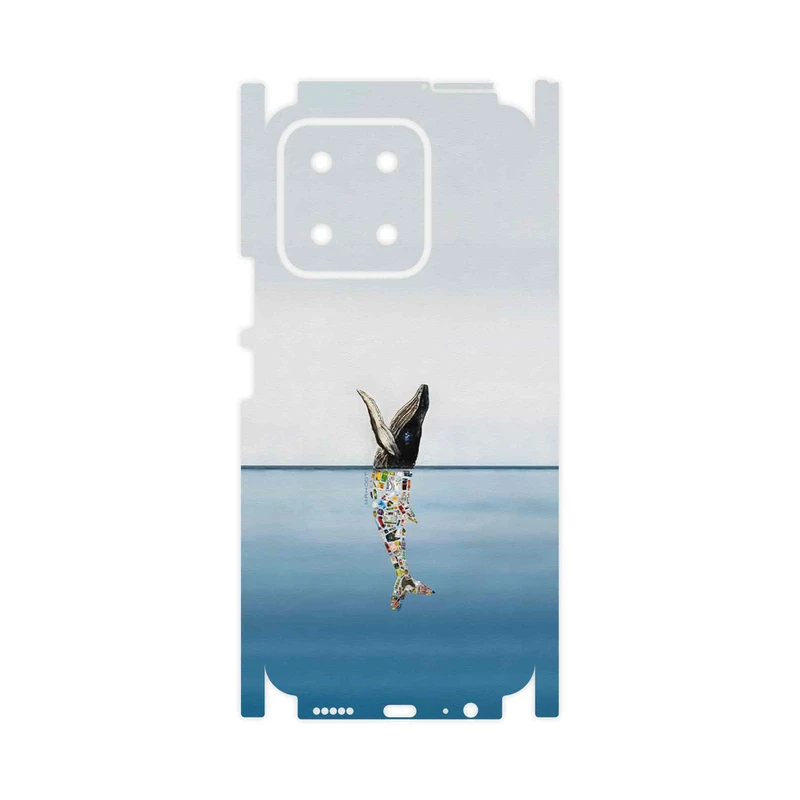 برچسب پوششی ماهوت مدل Collage of Sea Trash-FullSkin مناسب برای گوشی موبایل آنر X5b