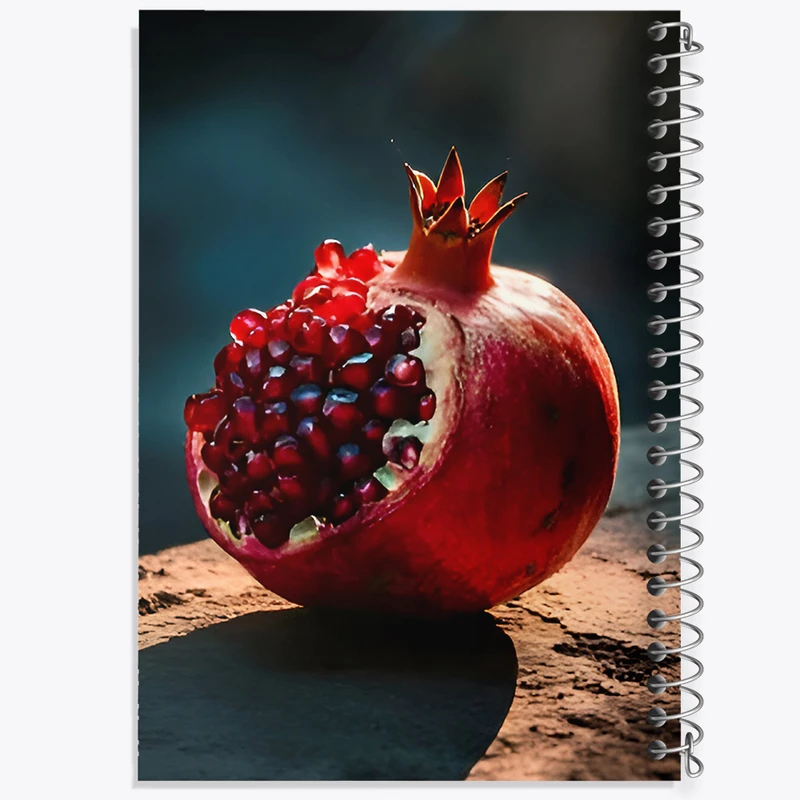 دفتر مشق 100 برگ خندالو طرح انار یلدا کد F8440