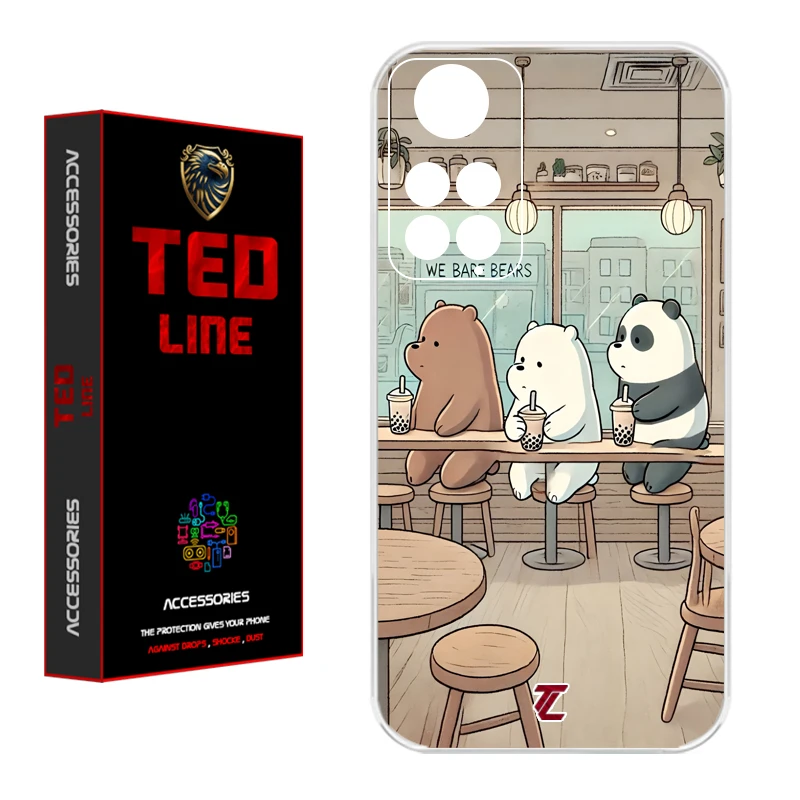 کاور تدلاین طرح خرس کد 1164 مناسب برای گوشی موبایل شیائومی Redmi Note 11 4G / Note 11S