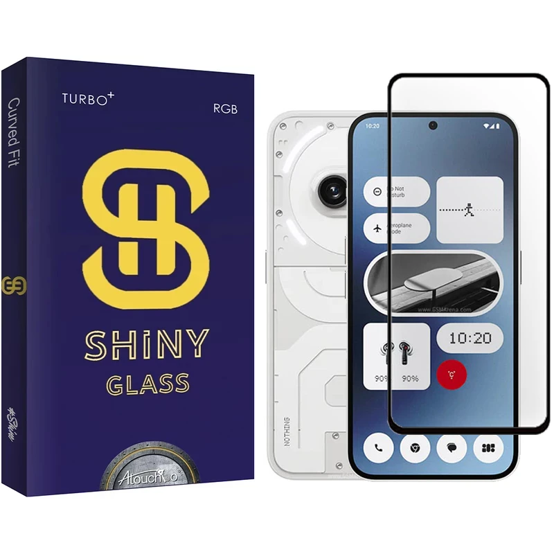 محافظ صفحه نمایش شیشه ای آتوچبو مدل Shiny مناسب برای گوشی موبایل ناتینگ فون Nothing Phone 2a