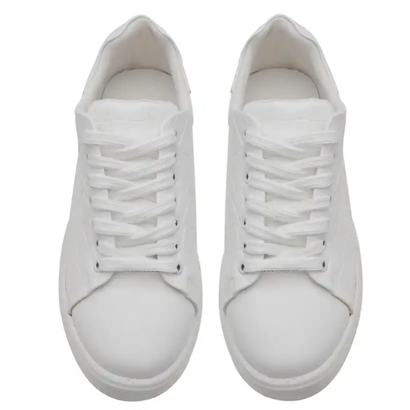 کفش روزمره زنانه دکسونری مدل 359001801 اسپرت طرح سنگی رنگ سفید