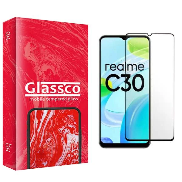 محافظ صفحه نمایش شیشه ای گلس کو مدل CGo1 مناسب برای گوشی موبایل ریلمی C30