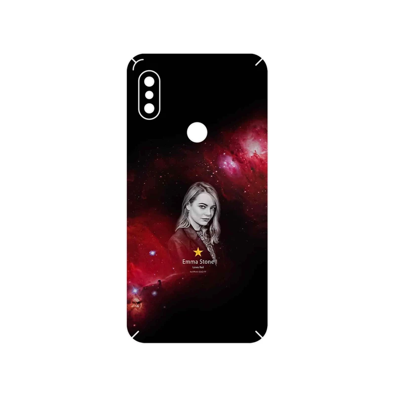 برچسب پوششی ماهوت مدل Emma Stone مناسب برای گوشی موبایل شیائومی Redmi Note 6 Pro