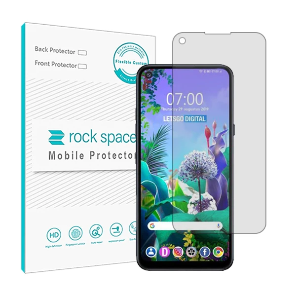 محافظ صفحه نمایش شفاف راک اسپیس مدل Hygel مناسب برای گوشی موبایل ال جی Q70