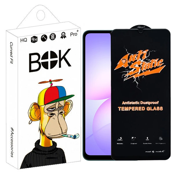 محافظ صفحه نمایش آنتی استاتیک بوک مدل Anti-Static Edge مناسب برای گوشی موبایل سامسونگ Galaxy a07