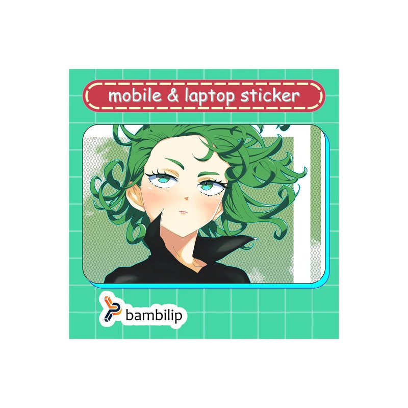 استیکر بامبیلیپ مدل کارت عابر طرح انیمه مرد تک مشتی کد 1217044