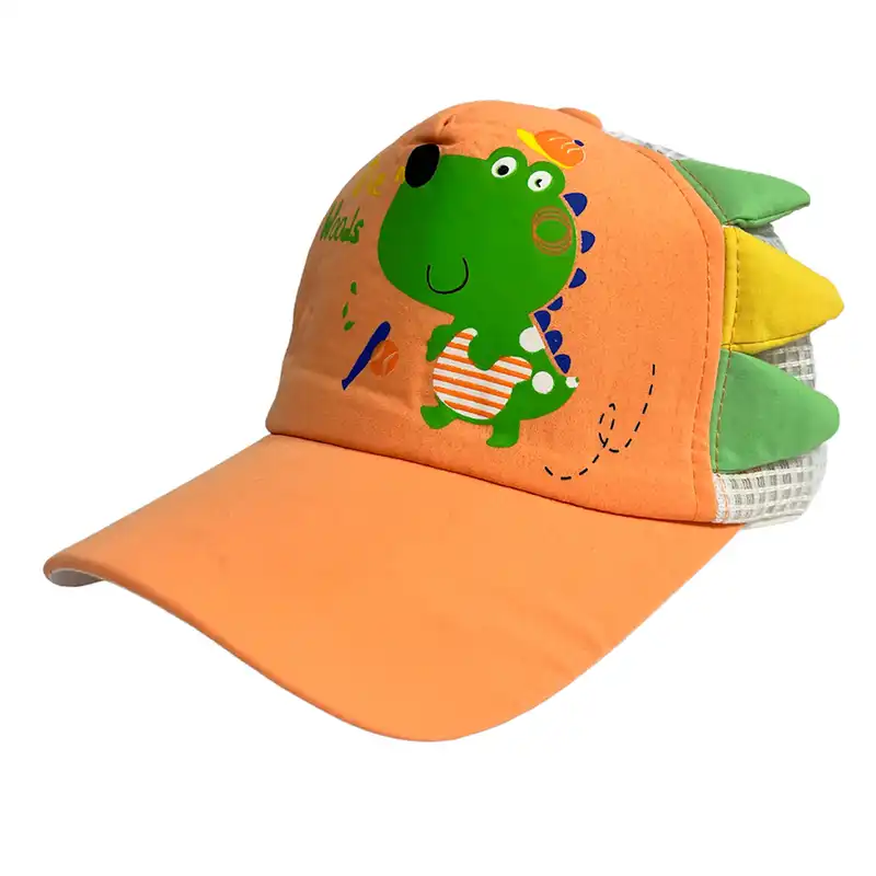 کلاه کپ بچگانه مدل بیسبالی طرح دایناسور تنیسور کد  H D OR EN 66
