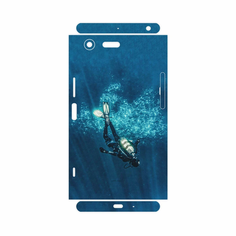 برچسب پوششی ماهوت مدل Scuba Diving-FullSkin مناسب برای گوشی موبایل سونی Xperia XZ Premium