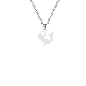 گردنبند نقره زنانه هایکا مدل پری دریایی کد n.ha2-40