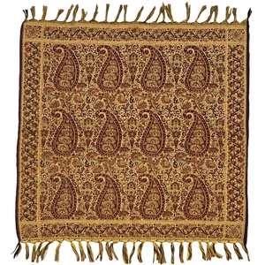 رومیزی ترمه مدل عسلی کد TZAR3