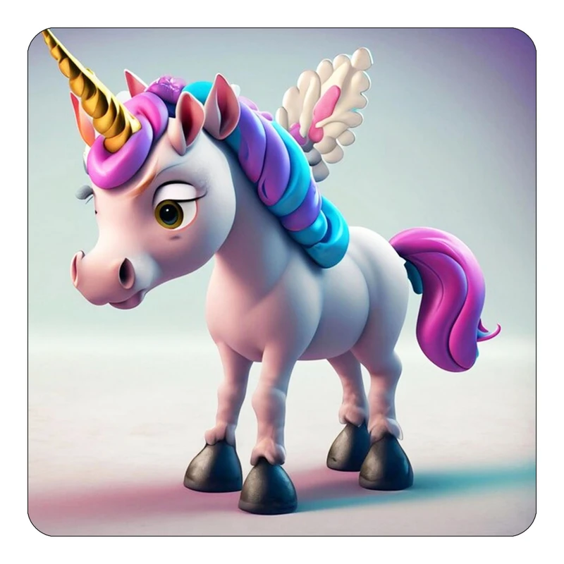 مگنت کاکتی طرح اسب تک شاخ و یونیکورن مدل mp29038