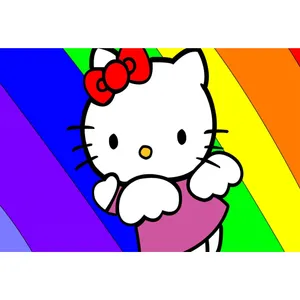 تابلو شاسی کودک مدل هلو کیتی کد T5785