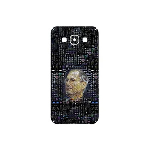 MAHOOT Collage of Steve Jobs 2 Cover Sticker for Samsung Galaxy E5