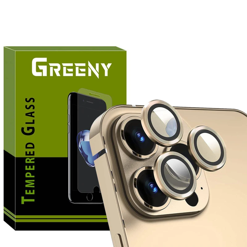 محافظ لنز دوربین گیرینی مدل Ring Lens-GR مناسب برای گوشی موبایل اپل Iphone 15 pro / 15 pro max