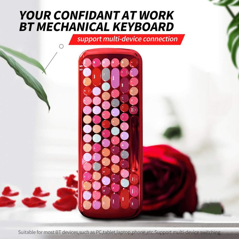 کیبورد بی سیم مافی مدل LUSC Lipstick