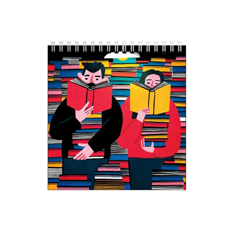 دفتر طراحی طرح اقا و خانم کتابخوان کد 3777672