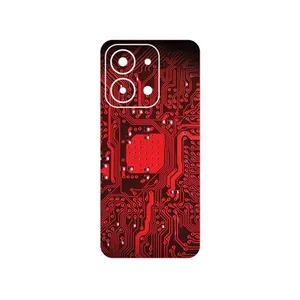 MAHOOT Red_Printed_Circuit_Board Cover Sticker for Xiaomi Redmi 15C 4G