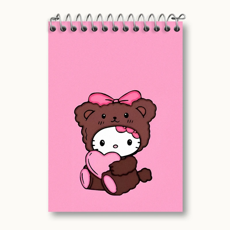 دفتر یادداشت 50 برگ خندالو طرح هلو کیتی کد N4510