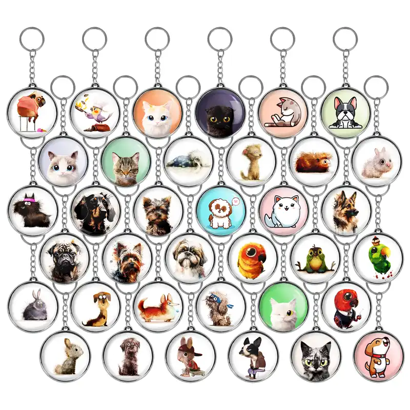 جاکلیدی خندالو طرح پت شاپ Pet Shop مدل دوطرفه کد 133 مجموعه 36 عددی