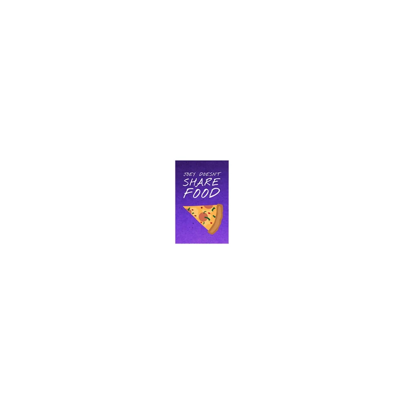 استیکر لپ تاپ لولو طرح جویی غذاش رو شریک نمیشه سریالFRIENDS کد 633
