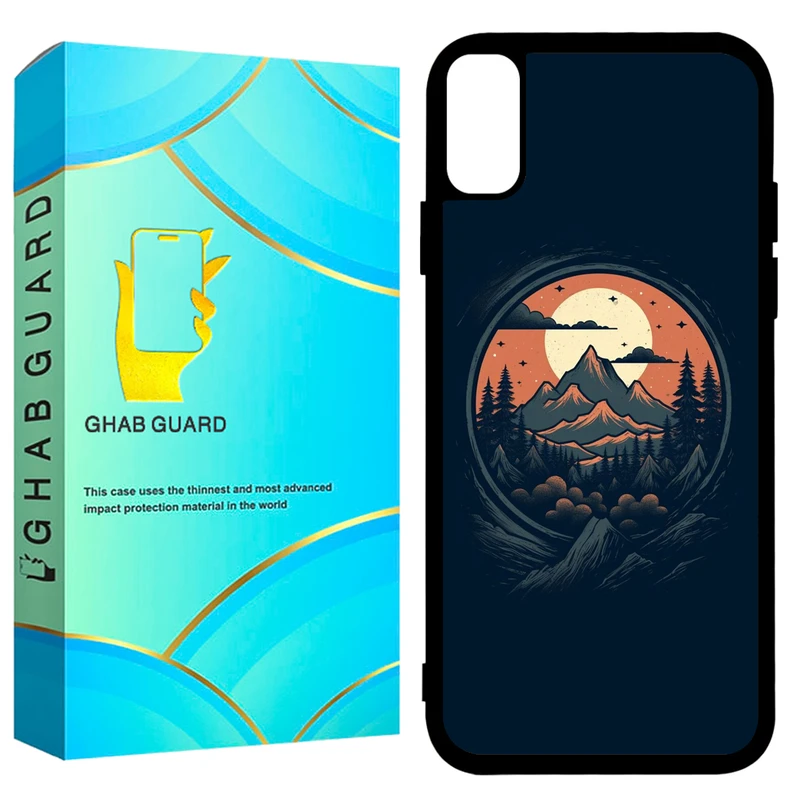  کاور قاب گارد طرح طبیعت مدل GCHPX مناسب برای گوشی موبایل اپل iPhone X / XS