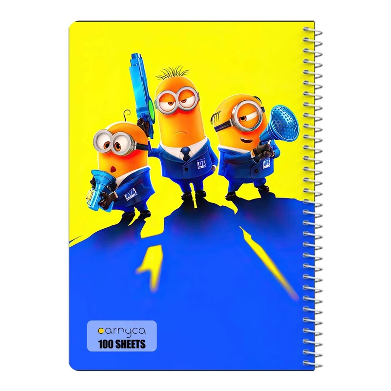 دفتر مشق 100 برگ سیمی کارنیکا طرح من نفرت انگیز Despicable Me کد 30895