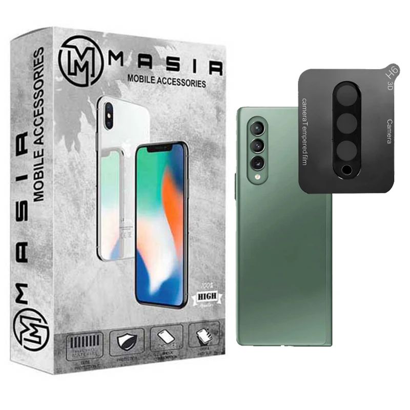 محافظ لنز دوربین مسیر مدل sh3d مناسب برای گوشی موبایل سامسونگ Galaxy Z fold 3 