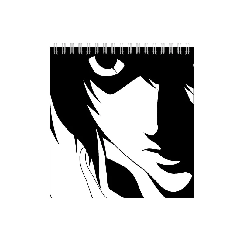 دفتر طراحی  مدل انیمه دفترمرگ کد 3138797