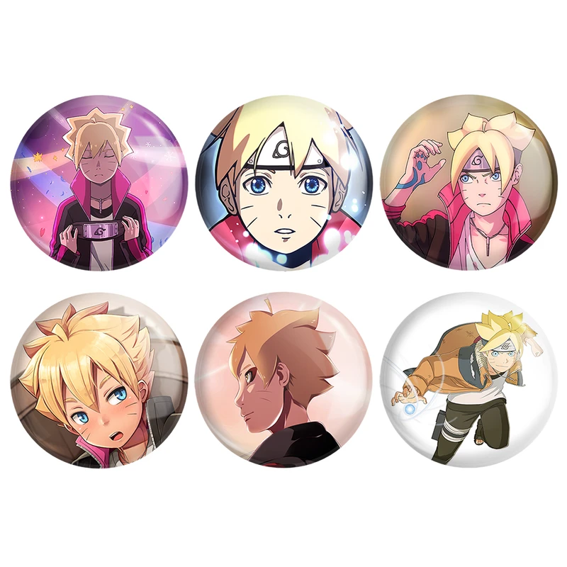 پیکسل خندالو مدل انیمه بوروتو کد 811B مجموعه 6 عددی