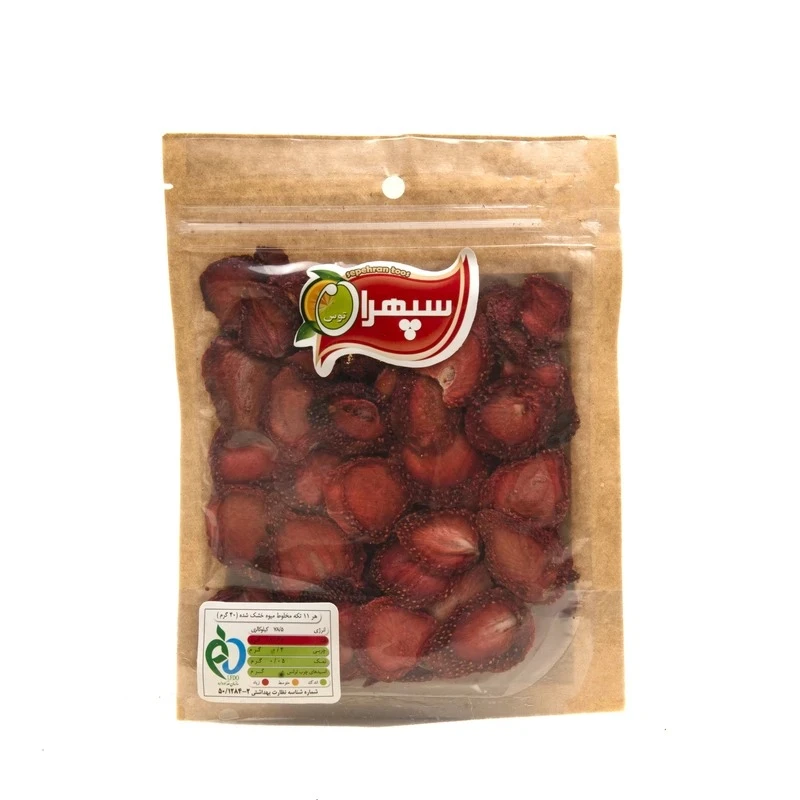 توت فرنگی خشک سپهرپاک - 750 گرم