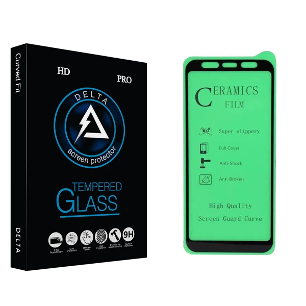 محافظ صفحه نمایش سرامیکی دلتا مدل HD مناسب برای گوشی موبایل سامسونگ Galaxy A6 2018