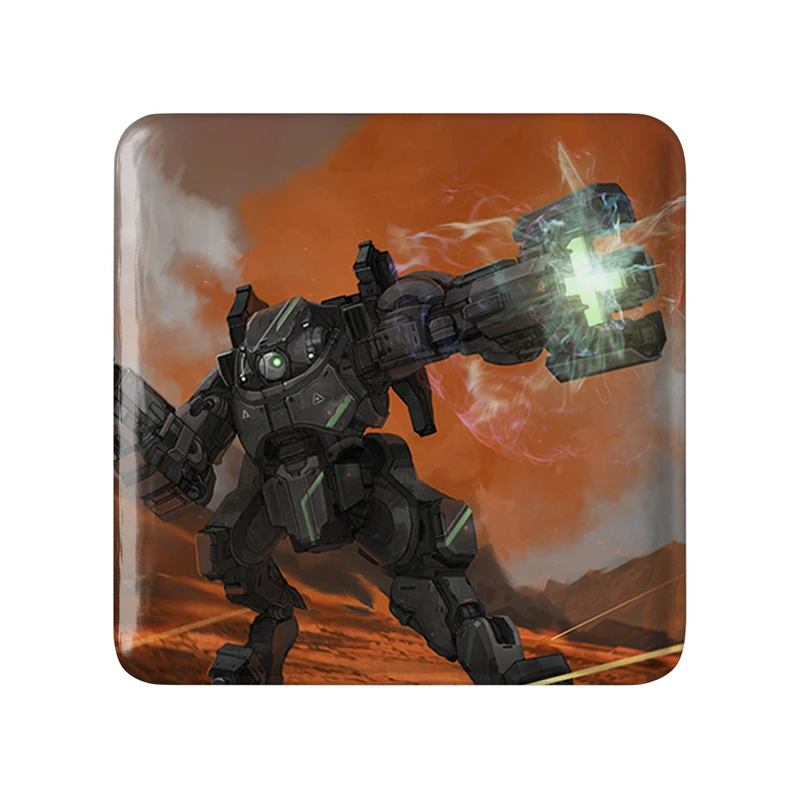 مگنت خندالو طرح بازی رستاخیز (Doom) مدل مربعی کد 31412