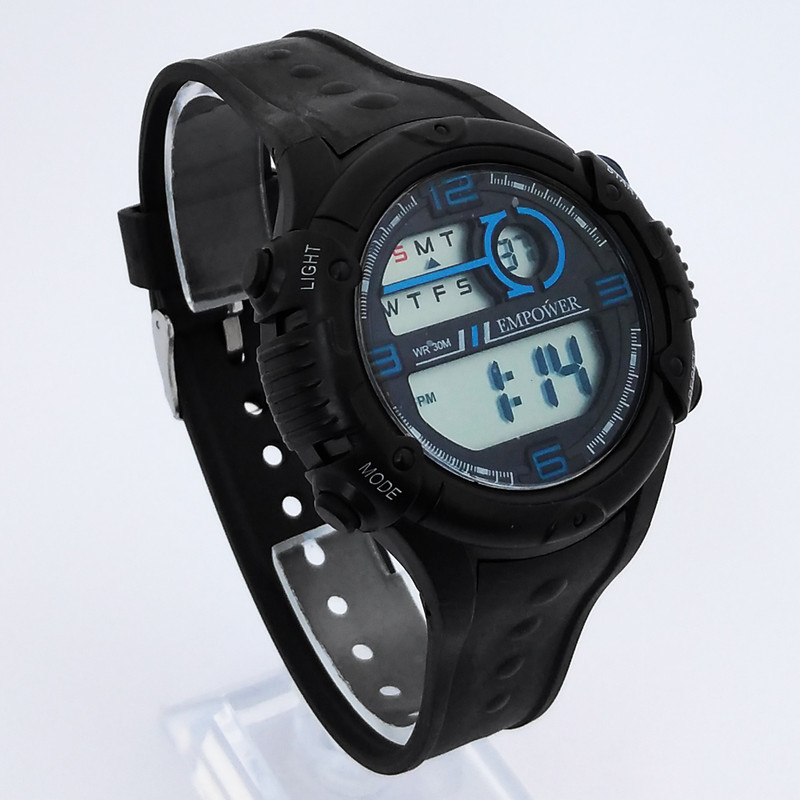 ساعت مچی دیجیتال بچگانه امپاور مدل اسپرت ضدآب چراغ دار کد 618