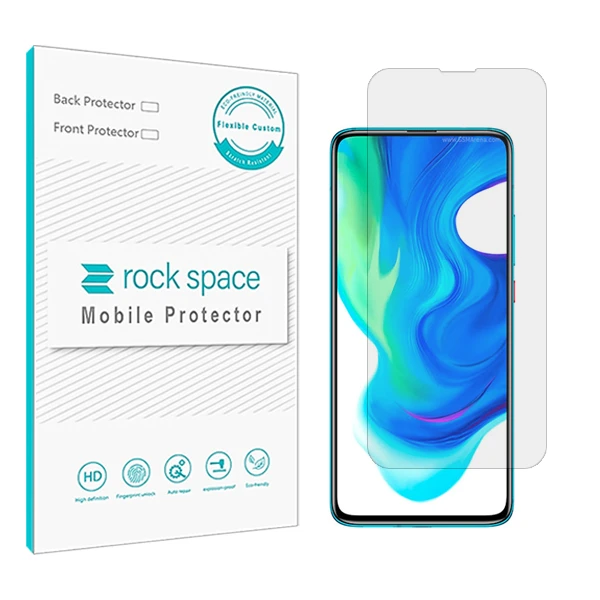 محافظ صفحه نمایش شفاف راک اسپیس مدل Hygel مناسب برای گوشی موبایل شیائومی Poco F2 Pro