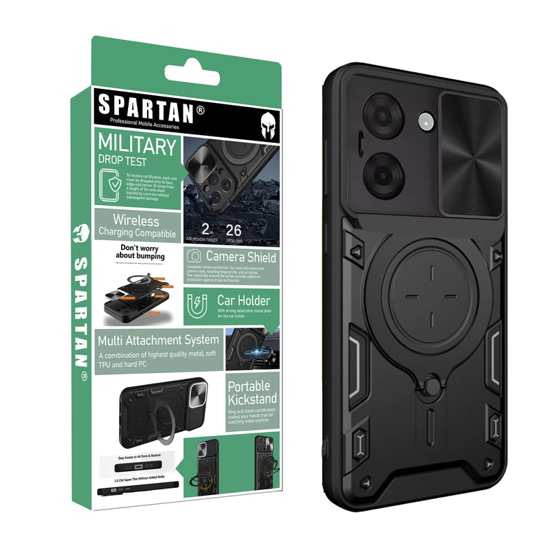 کاور اسپارتان مدل Magnet Ring مناسب برای گوشی موبایل شیائومی Redmi A5 4G/ Poco C71