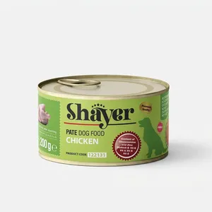 Shayer Chicken Dog Food Code 122131 Package of 6