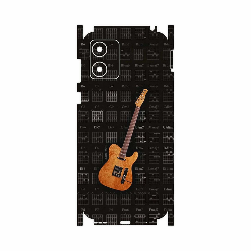 برچسب پوششی ماهوت مدل Guitar_Instrument-FullSkin مناسب برای گوشی موبایل موتورولا Moto E13