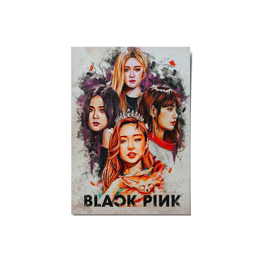 کارت پستال ماسا دیزاین طرح BLACK PINK مدل     stkv0128