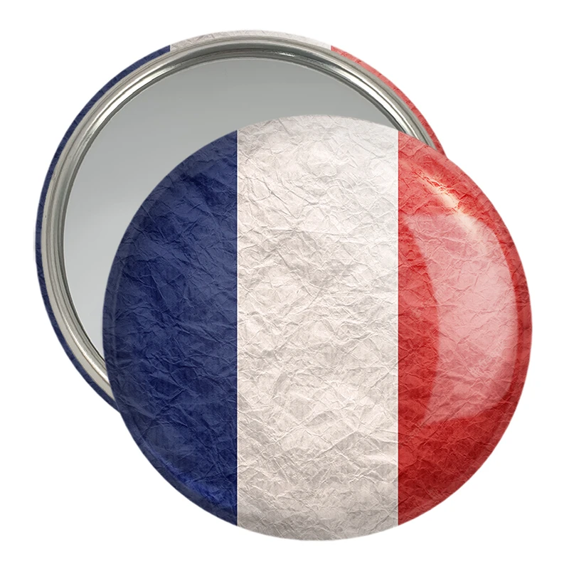 آینه جیبی خندالو مدل پرچم فرانسه  کد 20530